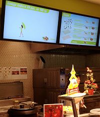 Цифровые меню борды с экранами для ресторанов